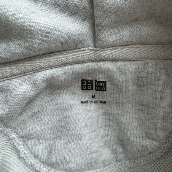 Uniqlo Light Grey Hoodie - Picture 3 of 5